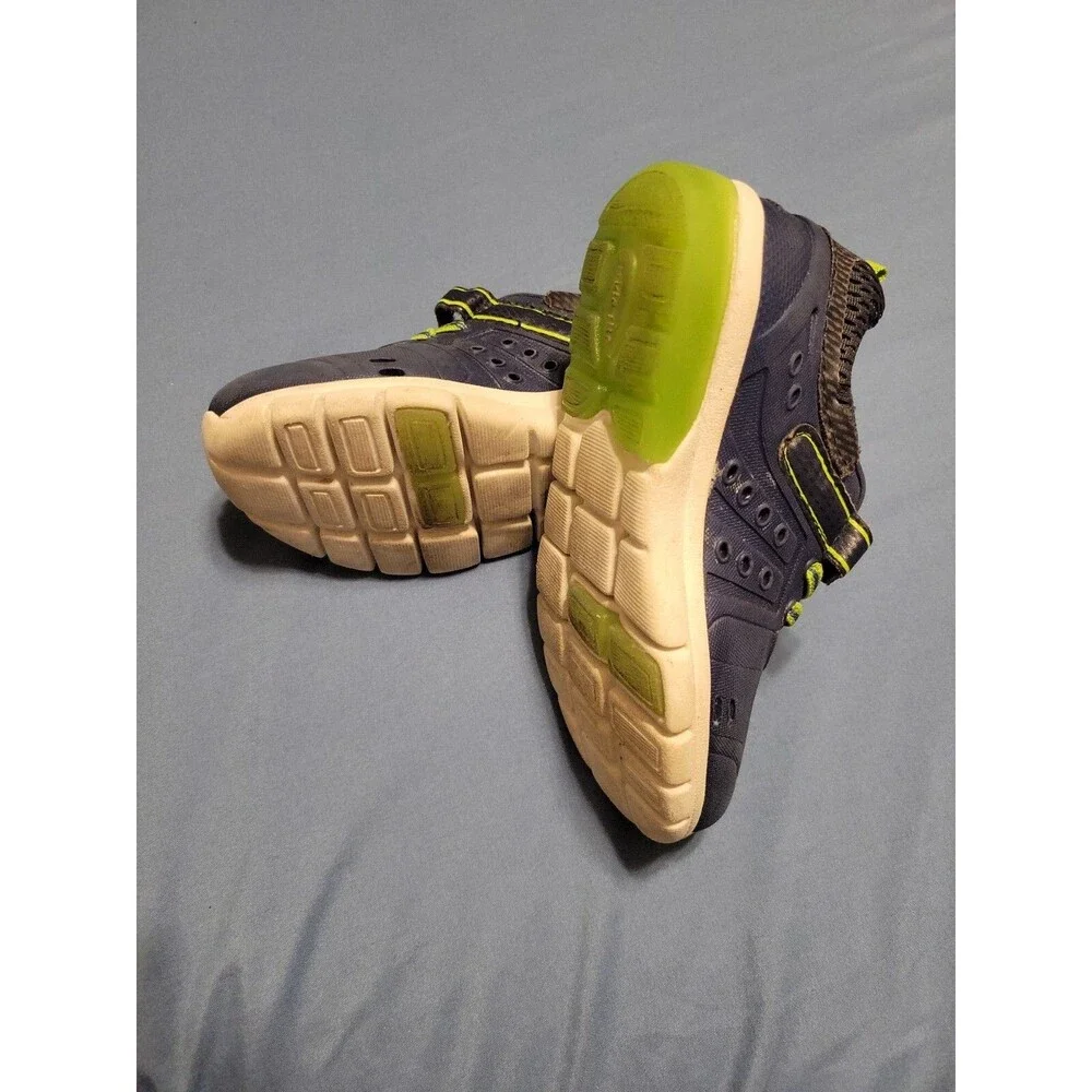 Stride Rite Made2Play Phibian Blue Water&Land Shoes Boys sz 10 Washable!